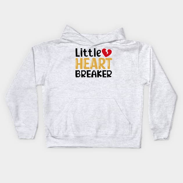 Little Heart breaker Kids Hoodie by NotUrOrdinaryDesign